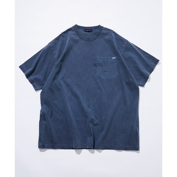 AirRoom 2026SS NAUTICA PIGMENT DYED HIDDEN LOGO PKT 水洗 口袋 短T