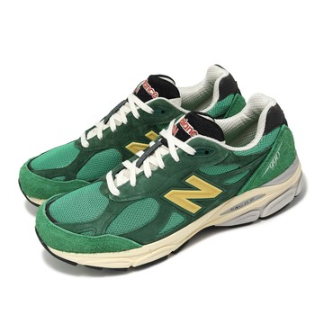 [ACS] New Balance x Teddy Santis 休閒鞋 990 V3 男鞋 綠 黃 美製 麂皮 拼接 聯名 經典 NB M990GG3-D
