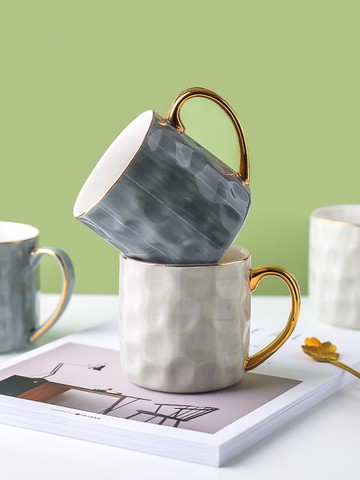 川島屋桑墨馬克杯北歐ins創意簡約杯子陶瓷杯女辦公室家用咖啡杯 99購物節