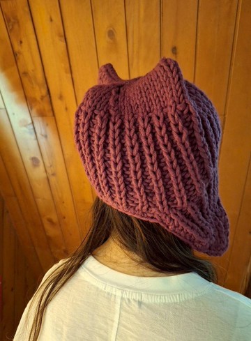 羊毛貓耳護耳飛行帽