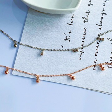 【S.One】 簡約風格小圓珠手鍊