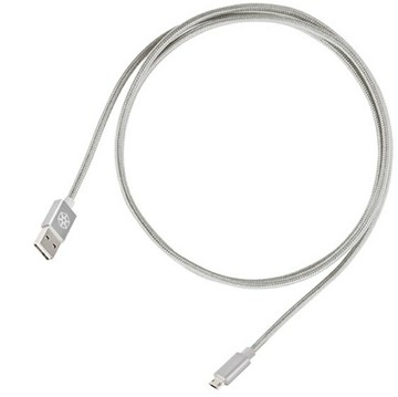 【享最高折300】銀欣 CPU01C 銀色 USB Type-A轉Micro-B 0.5m/1m/1.8m 傳輸線