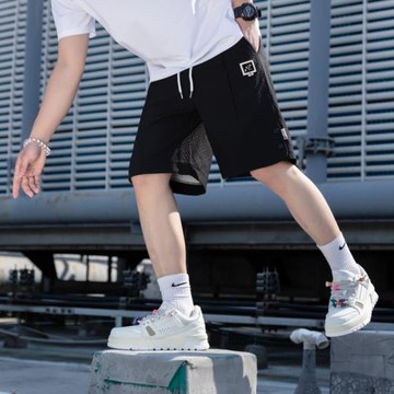 夏季2025年新款短褲男士冰絲薄款韓版休閑寬松五分褲男裝運動褲子