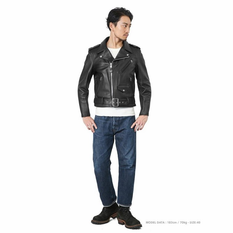 ヴィンテージ】レザージャケット MODEL USA N.Y. メンズ ジャケット ...