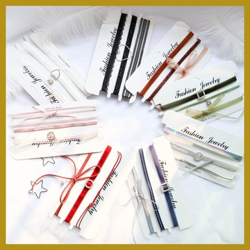 3件套 時尚短款毛衣鏈頸鏈 Choker項圈項鏈