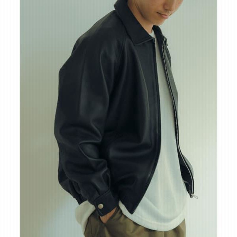 アイテムズアーバンリサーチ(メンズ)】ラムレザー ZIP UP アイテムズアーバンリサーチ(メンズ)】ラムレザー ZIP UP