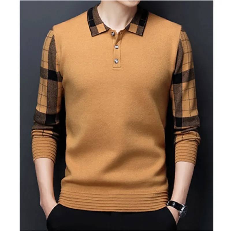 3色展開 ポロシャツ 長袖 メンズ ポロ あったか チェック柄 ゴルフ スポーツ ゴルフウェア 秋冬 防寒 大きいサイズ 重ね着風 切り替え 折り襟 通販 Lineポイント最大0 5 Get Lineショッピング