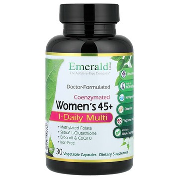 Emerald Laboratories, Coenzymated 45 歲以上女性每日 1 次多營養素，30 粒素食膠囊