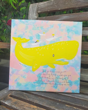 福音無框畫 -【當聖靈降臨在你們身上】