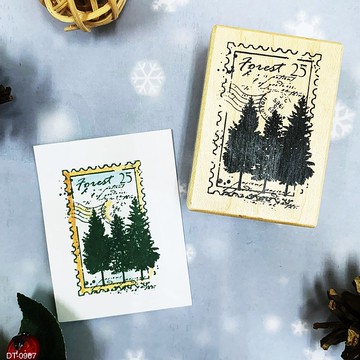 楓木印章-森林郵票 DT-0967