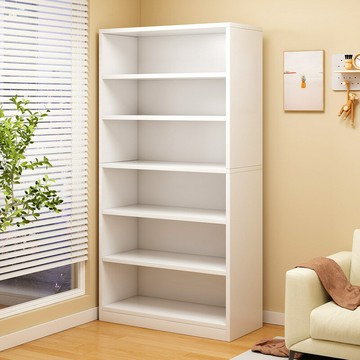 公司貨附發票 加高書架置物架落地簡易多層置物柜臥室收納柜儲物柜窄縫轉角書柜 快速出貨