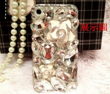 ♥ 俏魔女美人館 ♥ 三星 Galaxy J / N705T 【手工水鑽花兒＊水晶硬殼】保護殼 保護套 手機殼 手機套