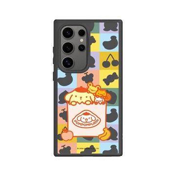 Galaxy S24 Ultra SolidSuit 黑 - 三麗鷗-布丁狗30週年 PomPomPurin (30th Anniversary) - 裝進購物袋