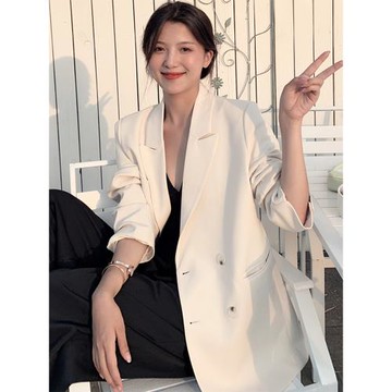 175高個子西裝外套2025新款女裝設計感小眾170氣質寬松大碼加長款