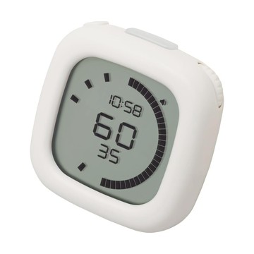 【龍品文創】SONIC SP-1118 電子時鐘倒數計時器-不附電池-白