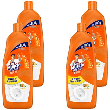 威猛先生 潔廁劑 強效除垢 清新不刺鼻 900g  4瓶