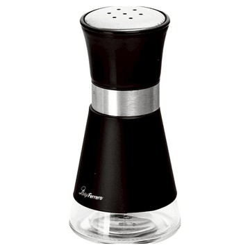 LuigiFerrero Hanna 玻璃調味罐 黑色  1個  80ml