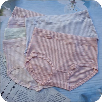 2XL~4XL 加大尺碼透氣內褲 透氣孔 女生高腰條紋內褲 洞洞 彈性佳 舒適柔軟 加大碼內褲 XXL 3L 4L