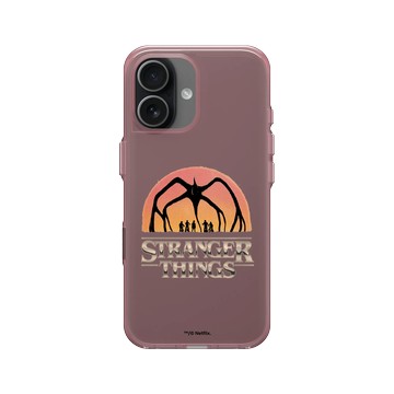 iPhone 17 Clear (相機按鈕) 晶醺玫 - Stranger Things - 奪心魔崛起