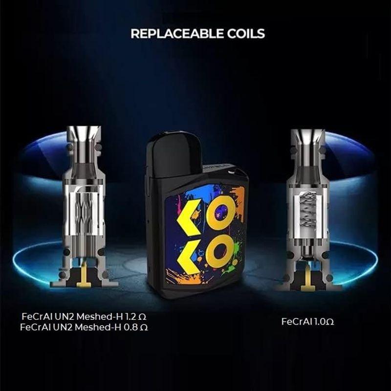 Uwell CALIBURN G G2 GK2 KOKO PRIME Pod System用 coil 交換コイル 0.8Ω 4個入り VA