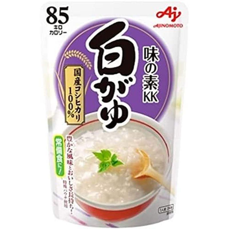 味の素KK おかゆ 白がゆ250g、玉子がゆ250g、小豆がゆ250g、紅鮭がゆ250g 4種アソート 各2個セット