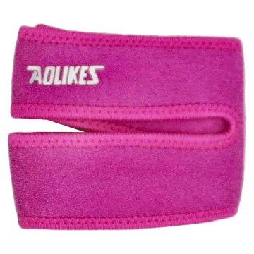 AOLIKES 奧力克斯 雙重加壓髕骨帶 Set  均碼  玫紅色  2個