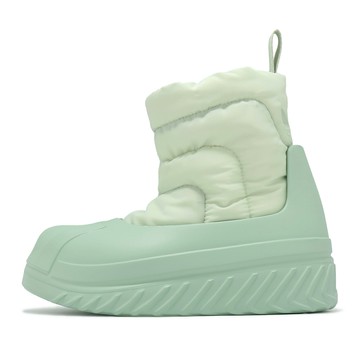 adidas 防水雨靴 AdiFom Superstar Winter Boot 女鞋 綠 套入式 靴子 愛迪達 IG2161