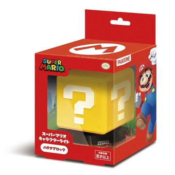 【Nintendo 任天堂】任天堂旗艦店限定 超級瑪利歐 角色燈  問號磚塊