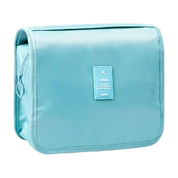 掛式旅行洗漱包 牛津布 2入  24 x 20 x 8cm  天藍色