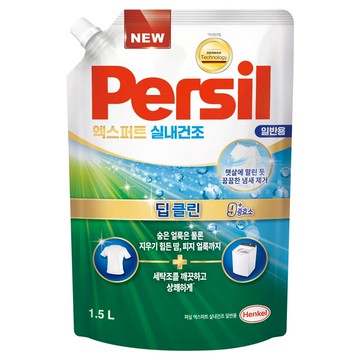Persil 寶瀅 韓國原裝進口 室內晾衣型酵素洗衣精補充包  1.5L  1包