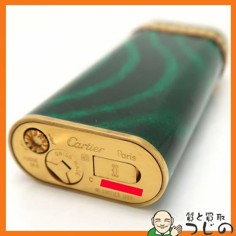 【高品質】 CARTIER ガスライター GP パンテール ミニ オーバル CA120014 カルティエ