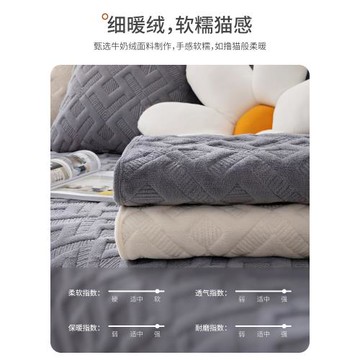 2025新款加厚沙發墊冬季牛奶絨坐墊墊子蓋巾毛絨沙發套罩簡約防滑