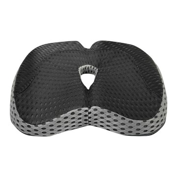 HONDONI 新款6D全包裹式美臀坐墊 記憶坐墊 減壓坐墊  極致黑  45X39X11CM