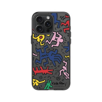 iPhone 15 Pro Max Clear 酷墨灰 - Keith Haring - Icons