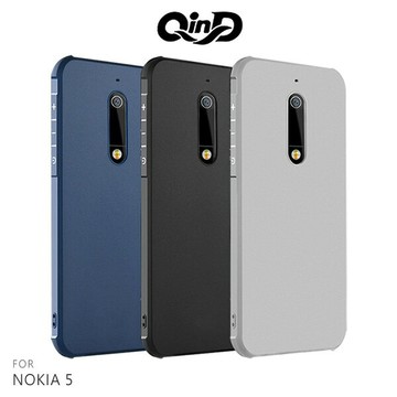 QinD NOKIA 5 刀鋒保護套 防摔 氣囊 TPU 軟套 保護殼【APP賺6%點數 領券最高折500】