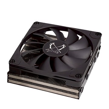 SCYTHE 鐮刀 手裏劍3 下吹式 CPU 散熱器 黑色 超薄39mm 支援多種CPU腳位  SCSK-3000  1個