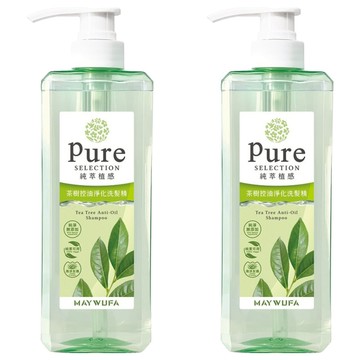 美吾髮 純萃植感 茶樹控油洗髮精  500ml  2瓶