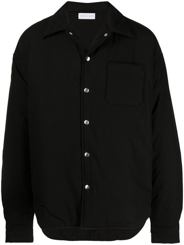 John Elliott - Suffolk cotton overshirt - men - Cotton - XS - Black