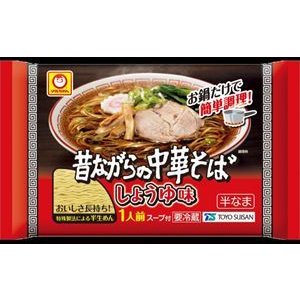 送料無料 マルちゃん 昔ながらの中華そば しょうゆ味 120g×10個 クール