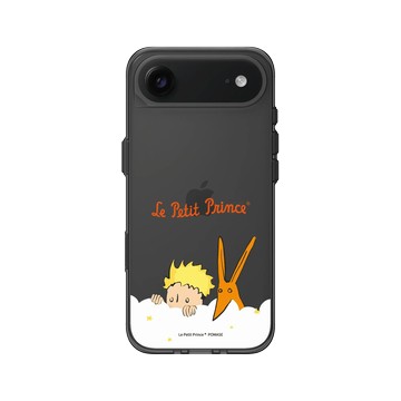 iPhone Air Clear (相機按鈕) 酷墨灰 - Le Petit Prince 小王子 - 小王子與狐狸 - 偷偷窺視