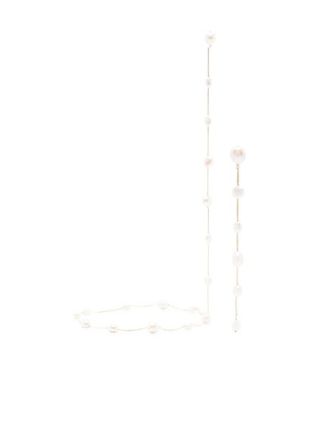 Cult Gaia - Cleia pearl dangle earrings - women - Baroque Pearl/Brass - One Size - White