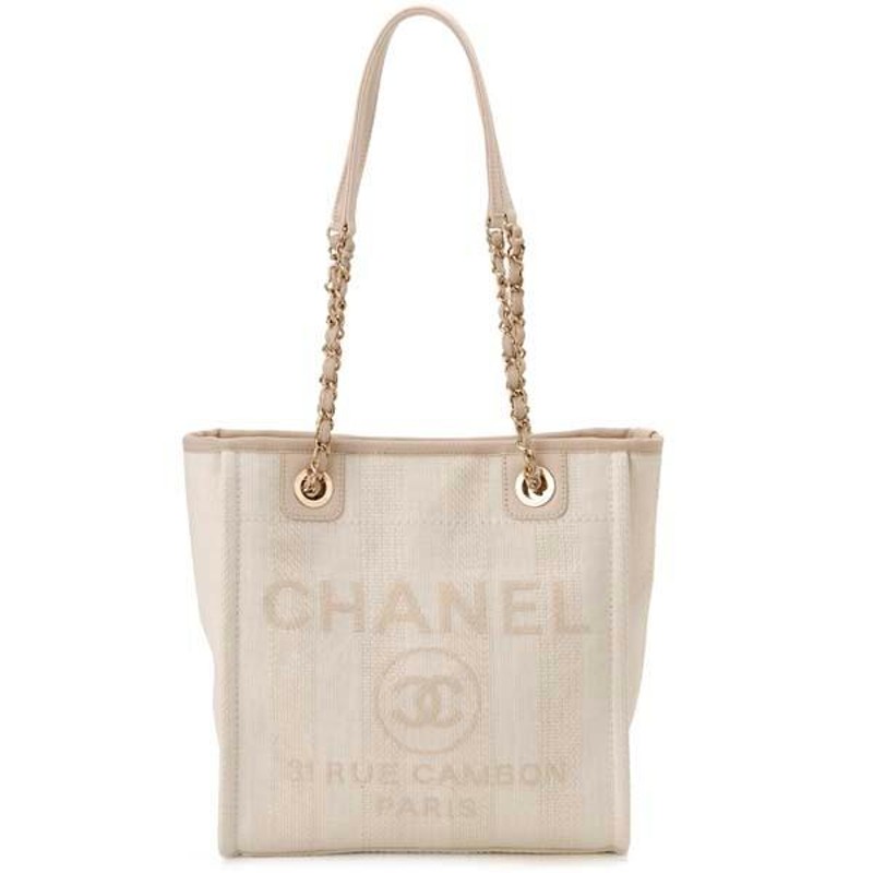 シャネル CHANEL トートバッグ A66939 B02336 N5326 DEAUVILLE