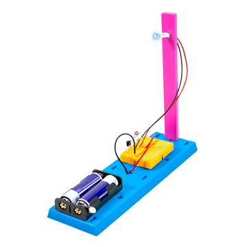 「雙優教具」科學實驗diy光控感應燈發明 小學生拼組裝科技小製作兒童手工教具