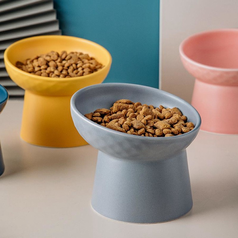 猫 食器 陶器 犬 フードボウル 斜め 高さ おしゃれ スタンド 食べやすい 水飲み器 ペットボウル 台 可愛い お皿 餌入れ エサ皿 ごはん ペット用品 通販 Lineポイント最大get Lineショッピング
