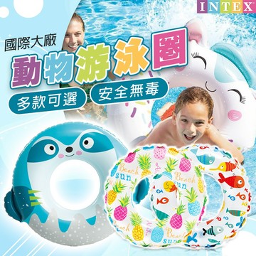 【最殺價品牌泳圈】泳圈 INTEX 兒童 泳圈 游泳 造型泳圈 充氣泳圈 海灘 泳池 游泳圈 D0402064