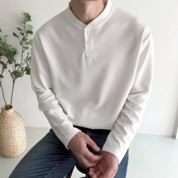 【Metanoia】🇰🇷韓製 亨利領長袖上衣