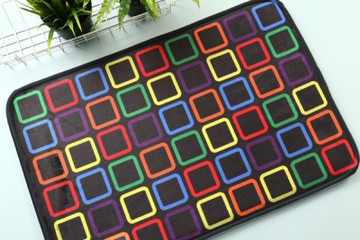 【PAR.T】繽紛六彩方格地墊