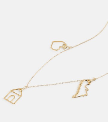 Aliita Trio Pura 9kt gold necklace