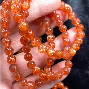 【Rich手作】好品質 金太陽 水晶 手鍊 手珠 手串 太陽石 金草莓 現貨在台