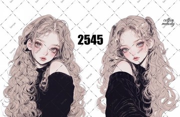 original sticker no.2545 人物貼紙 原創貼紙 原創人物貼紙 裝飾貼紙 cotton melody